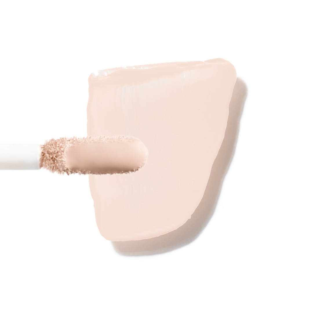 Maxine's Revenge French Face concealer shade Fair Peach tube on a white background; blurring hydrating, stretchy foundation concealer for a natural radiant beautiful complexion